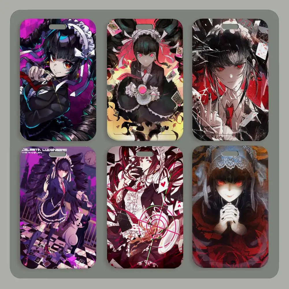 

Держатель для ID-карты Yasuhiro Taeko по мотивам аниме-игры Danganronpa, с ремешком на шею, подвеской и держателем для бейджа, подарочный чехол для рабочего пропуска