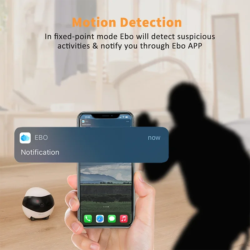 32G Smart App Control Ebo SE Pet Companion Robot Camer Electron Interactive หุ่นยนต์ของเล่นสําหรับแมวเด็กอายุ