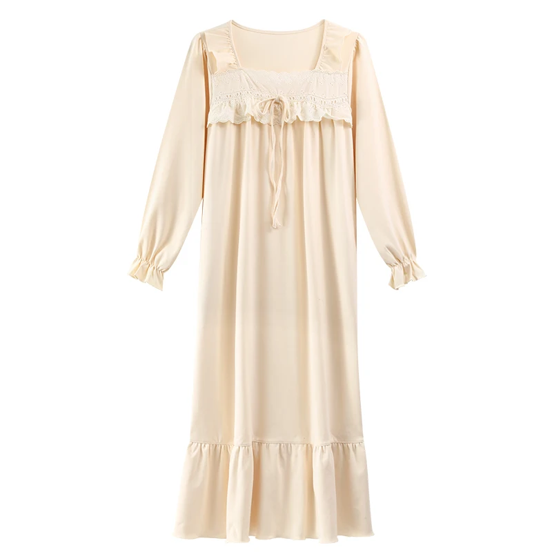 

Big Size M-4XL Women Nightgown 100% Cotton Nightdress Female Sleepdress