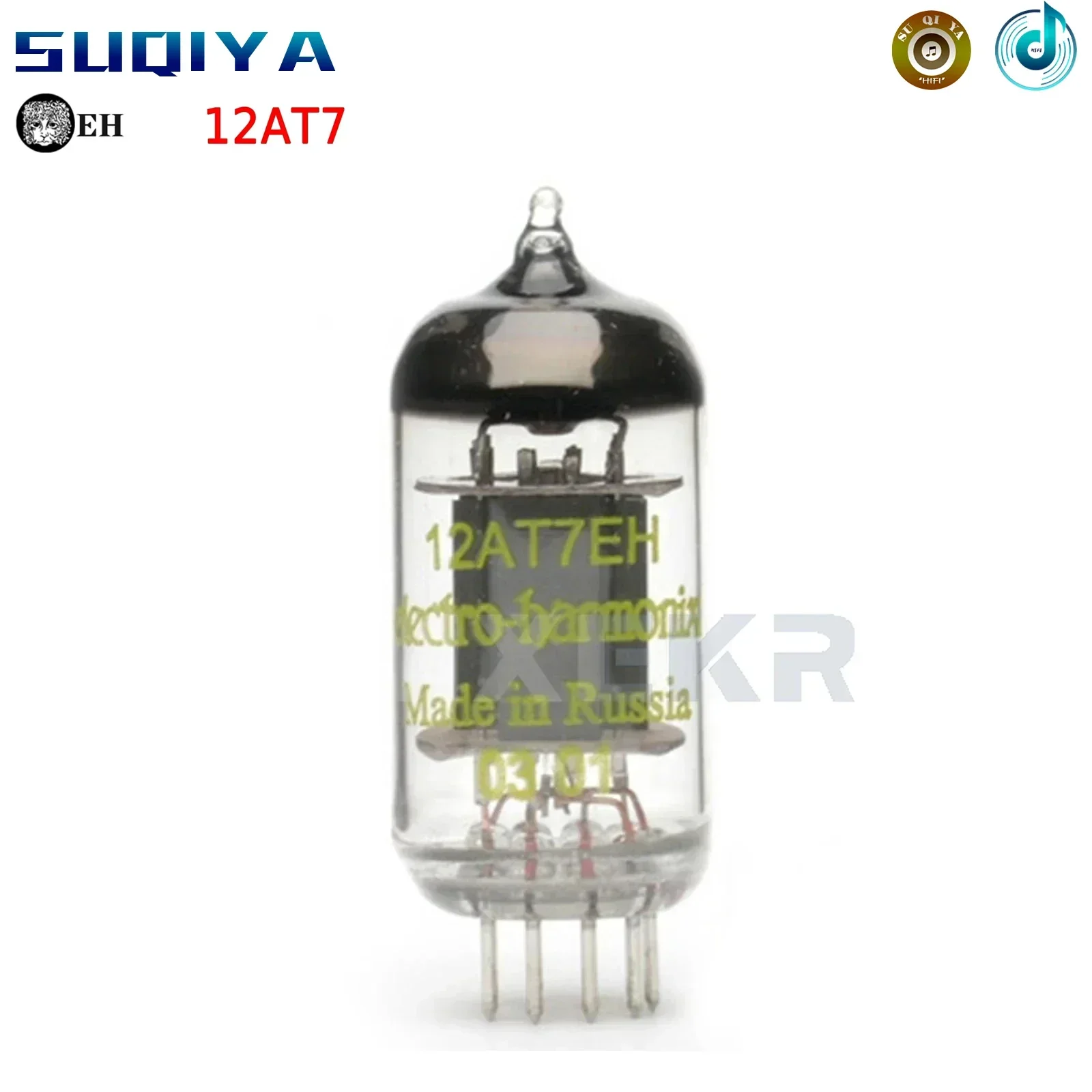 

SUQIYA-Russia HIFI Audio Power Amplifier Original Exact Vacuum Tube EH 12AT7 ECC81 for Electronic Tube Amplifier Match Genuine