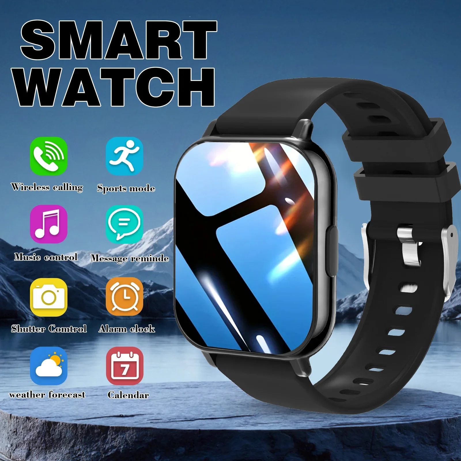 Kids Smart Watch That Saves Sweet Memories - Wireless Call, Music, Custom Wallpapers, Photo Album & Sedentary Reminder