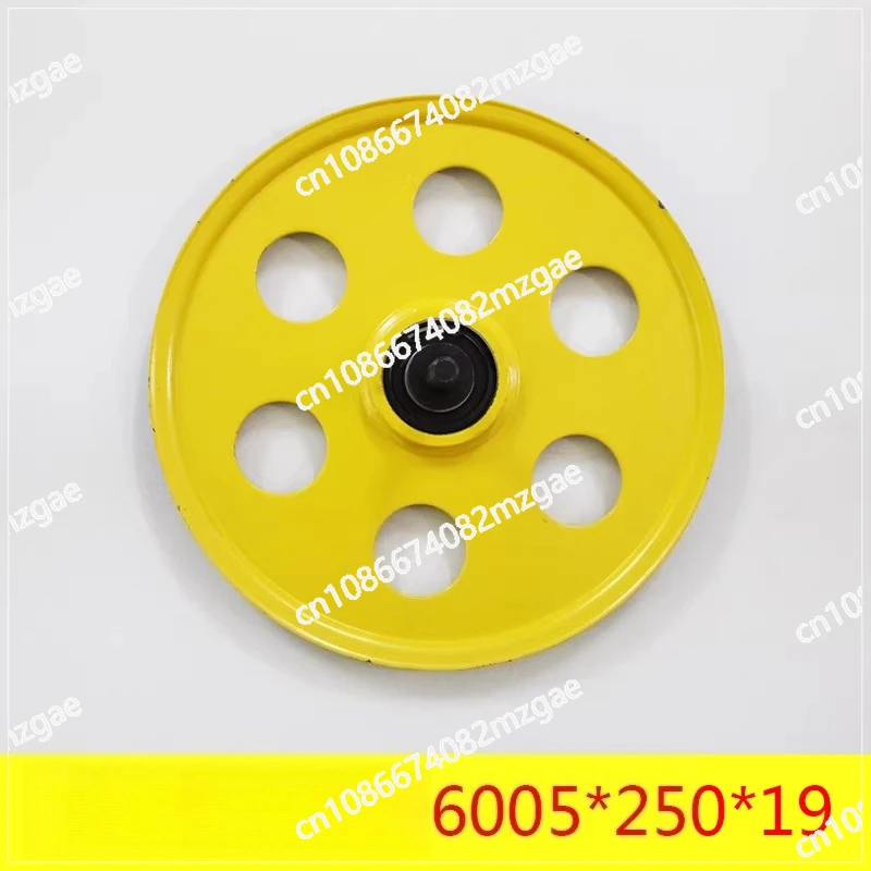 Elevator Tension Pulley 250*19*6005 Tensioning Device Wheel Speed Limiter Rope Break Pulley Accessories