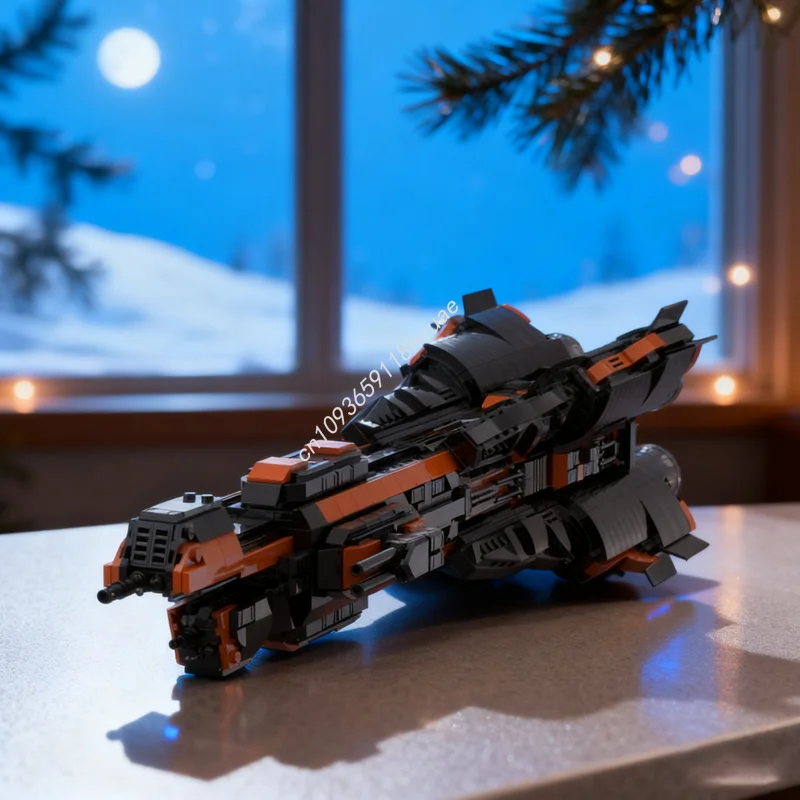 1904 قطعة MOC MCRN Donnager 1 نموذج اللبنات العمارة تجميع هدايا عيد الميلاد الإبداعية فكرة الطوب الاطفال لعبة عيد ميلاد #1