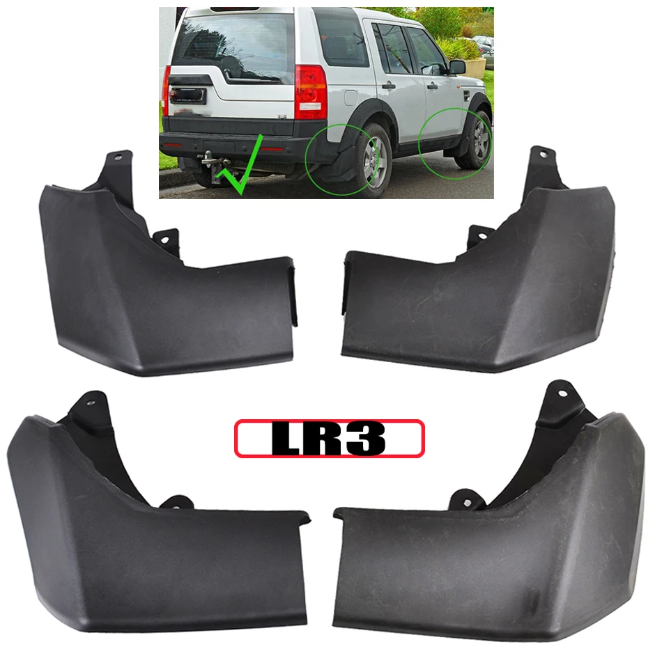 

Accessories FIT FOR LAND ROVER DISCOVERY 3 2004 2005 2006 2007 2008 LR3 MUDFLAPS MUD FLAP SPLASH GUARD MUDGUARDS FENDER