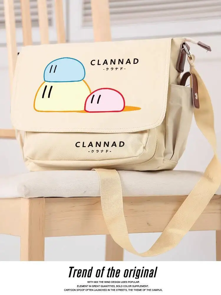 

Clannad Shoulder Аниме Периферийная сумка через плечо Yanyi Dango Family