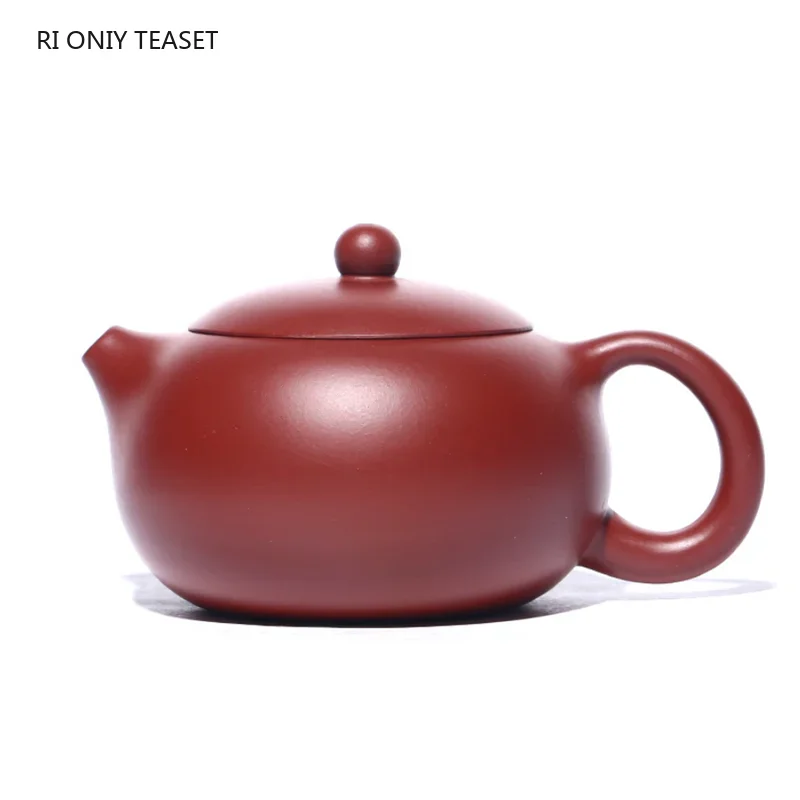 250ml Yixing Handmade Purple Clay Teapots Xishi Tea Pot Ball Hole Filter Kettle Authentic Chinese Zisha Teaware Dahongpao