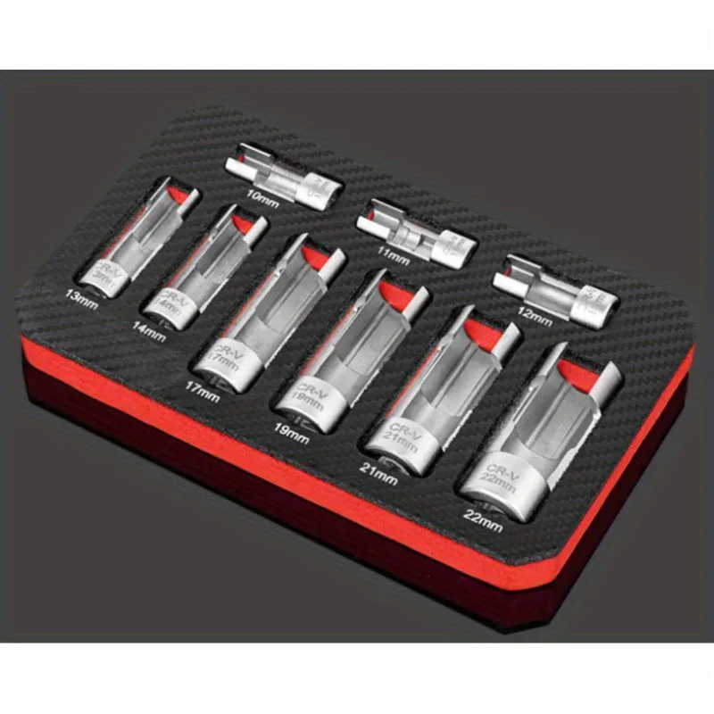 9pcs Set for Removing Oxygen Sensors, Compatible with 1/4