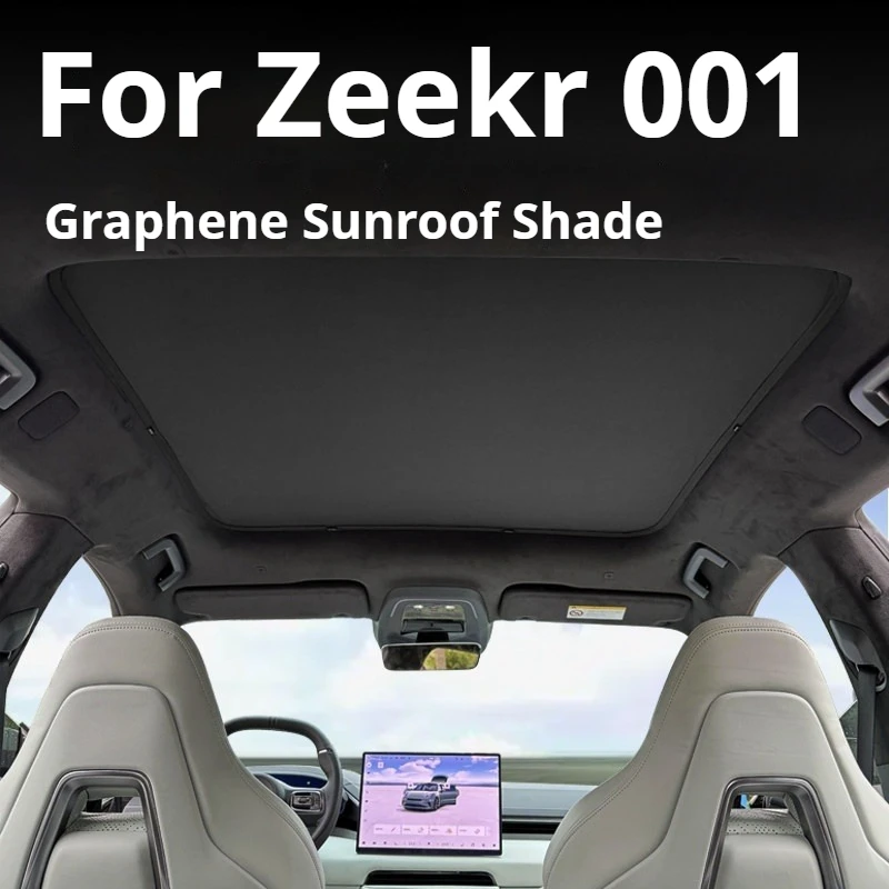 For ZEEKR 001 2021-2026 Sunroof Sunshade Roof Sun Visor Car Top Sun Protection Interior Accessories