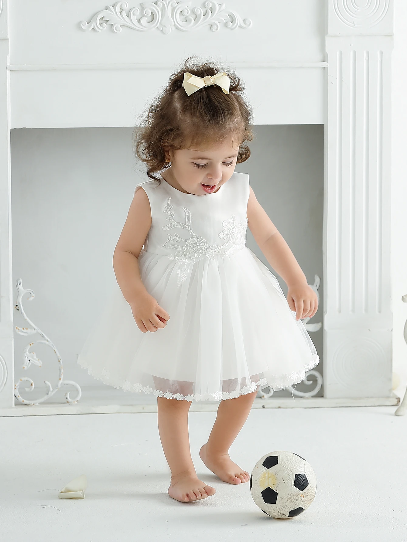 Baptism Dress Baby Girls Beautiful Birthday High Quality Wedding Prom Cute Embroidered New Design Special Occasions Dress