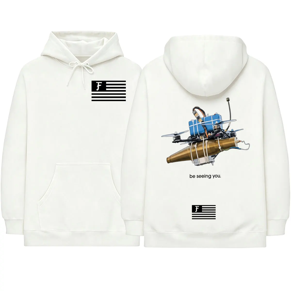 Forward Observations Group Be Seeing You Hoodies Herren Damen Kleidung Mode Lässige Langarm-Pullover Kapuzen-Sweatshirts – Detail 4