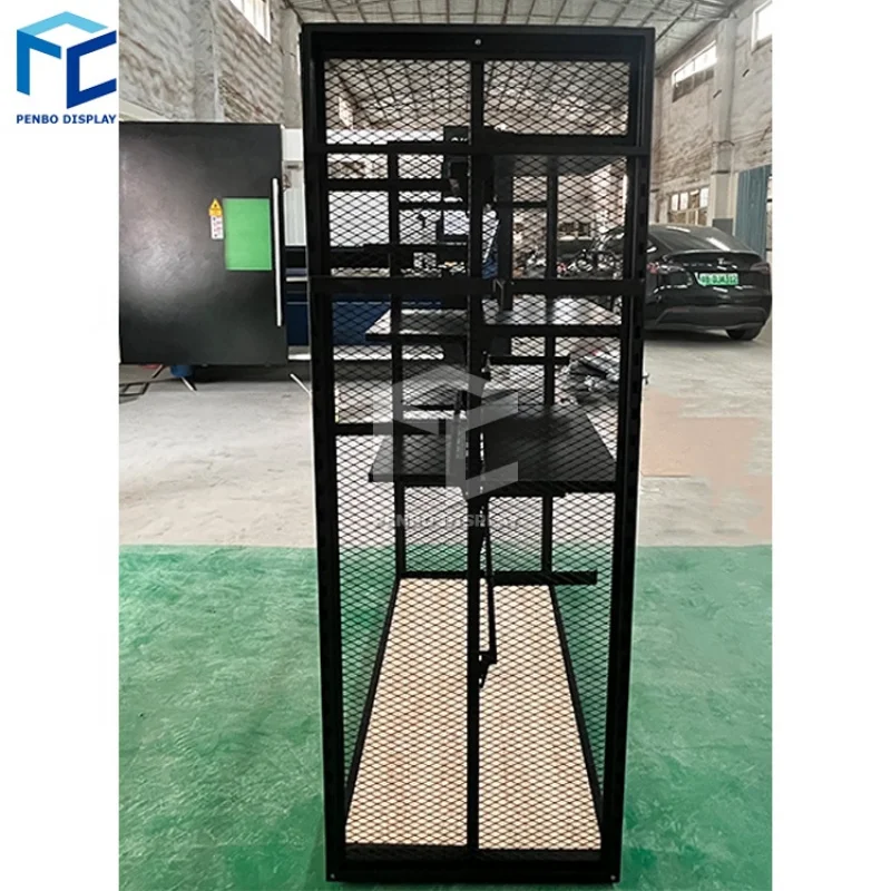 2025customized.Heavy Iron Boutique Clothing Booth Custom Retail Store Clothes Display Rack