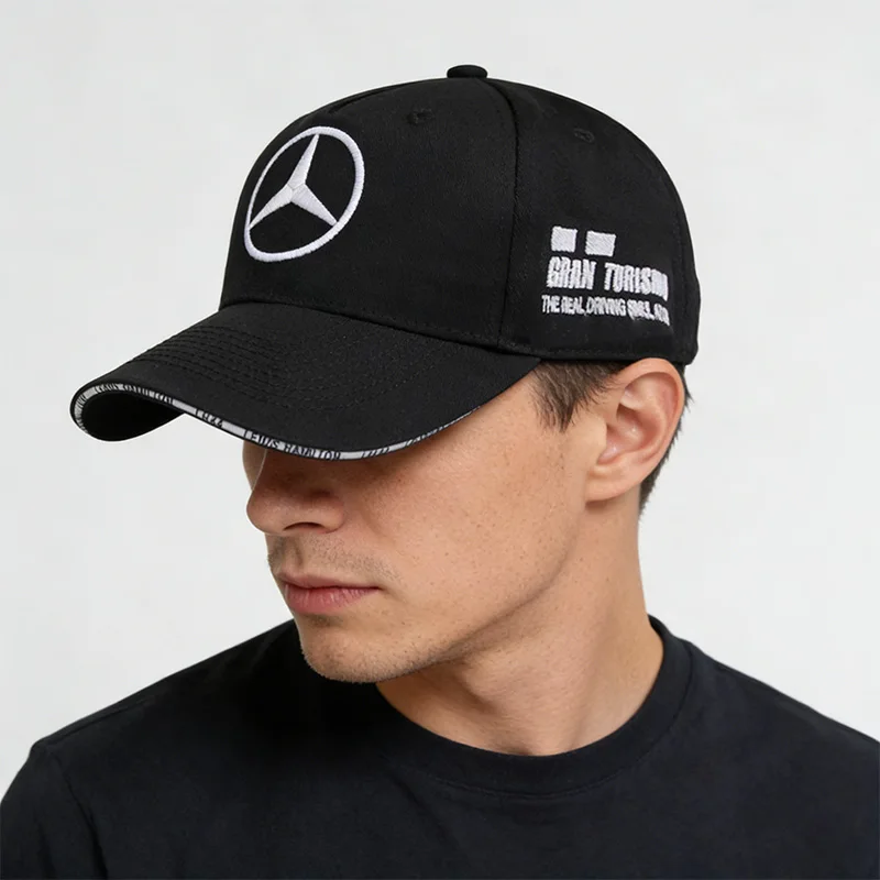 

Car Embroidery Logo Adjustable Casual Sun Cap For Mercedes Benz B/C/E/S Class A Class C200L GLC GLK New CLA GLA Car Accessories