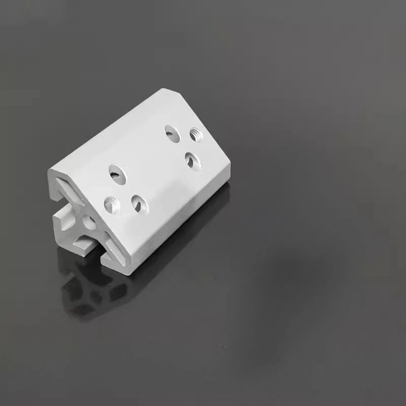 1pcs 45 Degree Aluminum Profile Finishing Corner Fitting Bevel Support Angle Code 4040 4080