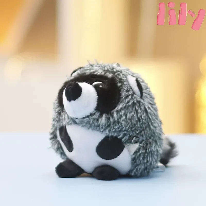 

Internet Celebrity Cute Little Raccoon Pendant Plush Toy Doll Little Hedgehog Bag Decoration Keychain Doll Car Pendant Gift