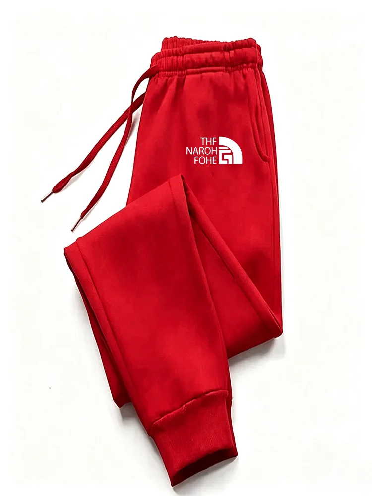 Frühlings- und Herbst-Herrenmode: Bedruckte Freizeithosen, Sport-Jogginghosen, Fitnesshosen – Detail 4