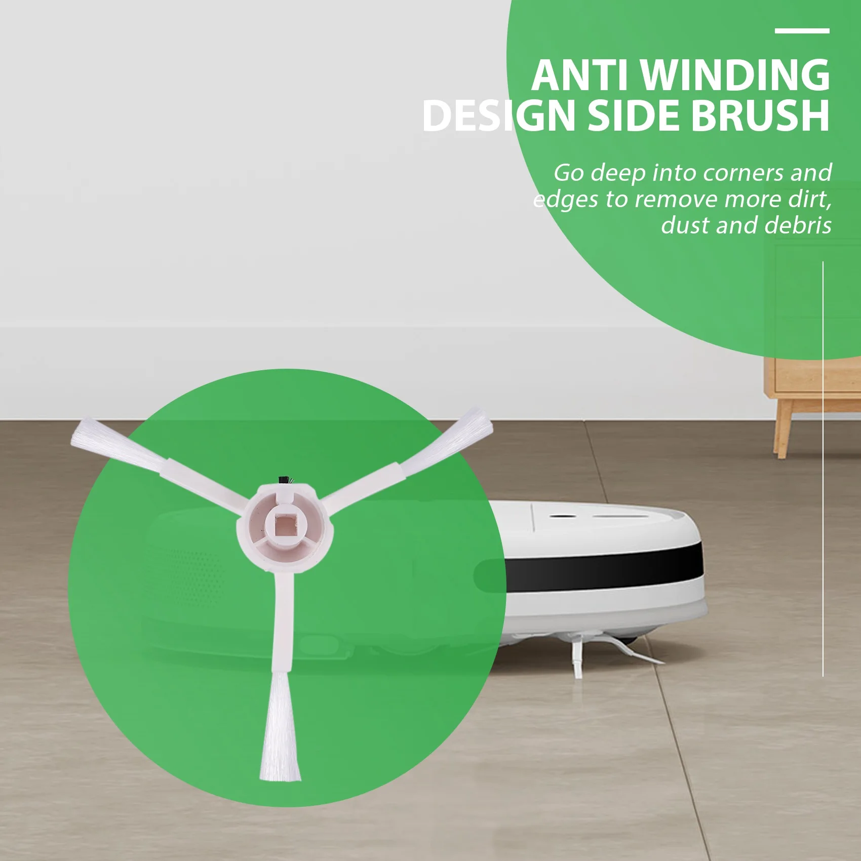 Xiaomi Mijia-掃除機ロボット部品,アクセサリーa,stytj01zhm,10パック用のメインブラシサイドブラシ