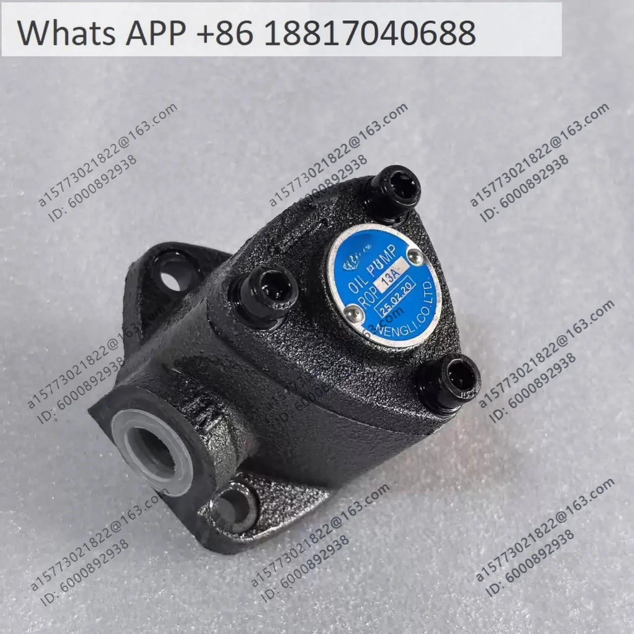 TOP-12A triangular gear pump machine tool lubricating oil pump ROP-13A oil pump head
