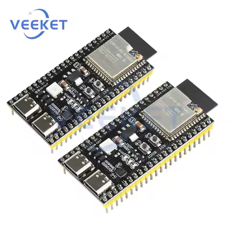 ESP32-S3 Dual Type-C Development Board CORE Board with Esp32 S3 N16R8 N8R2 Module Onboard Antenna Base Included