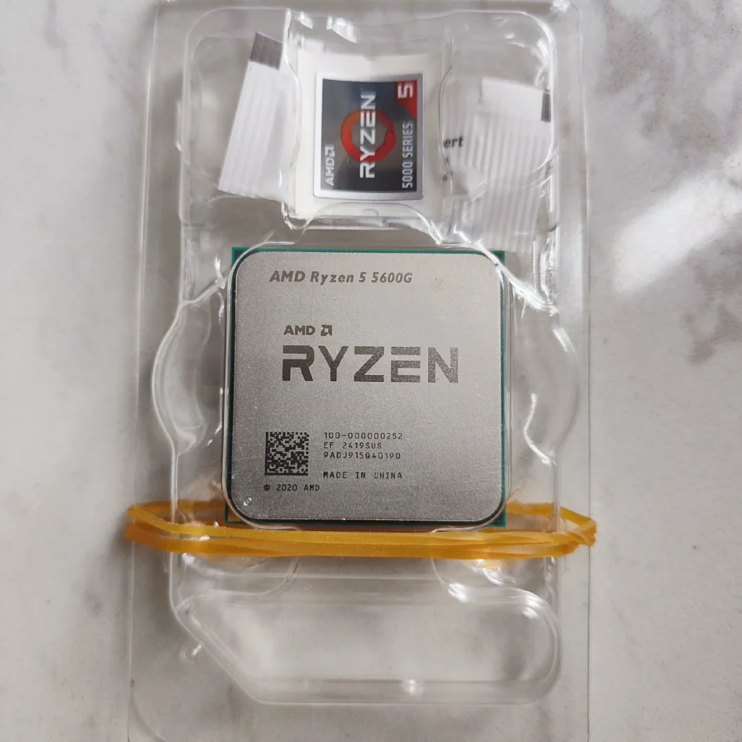 AMD Ryzen 5 5600G R5-5600G 3.9-4.4GHZ 6C 16MB Desktop Socket AM4 CPU Processor