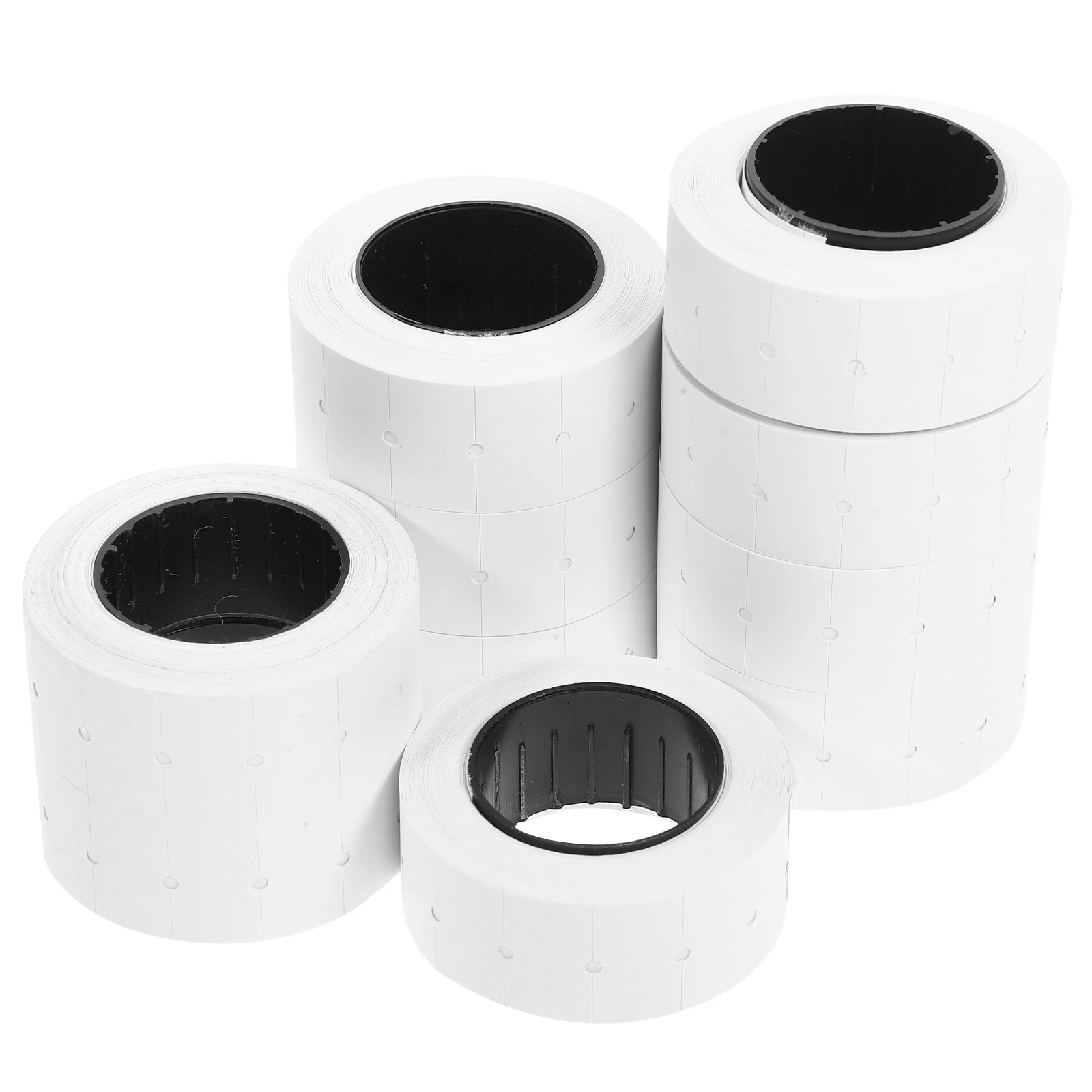 10 Rolls Price Tag Paper Ample Stickers for Pricing Labels Easy Apply Adhesive Backing for Product Identification in Commerce