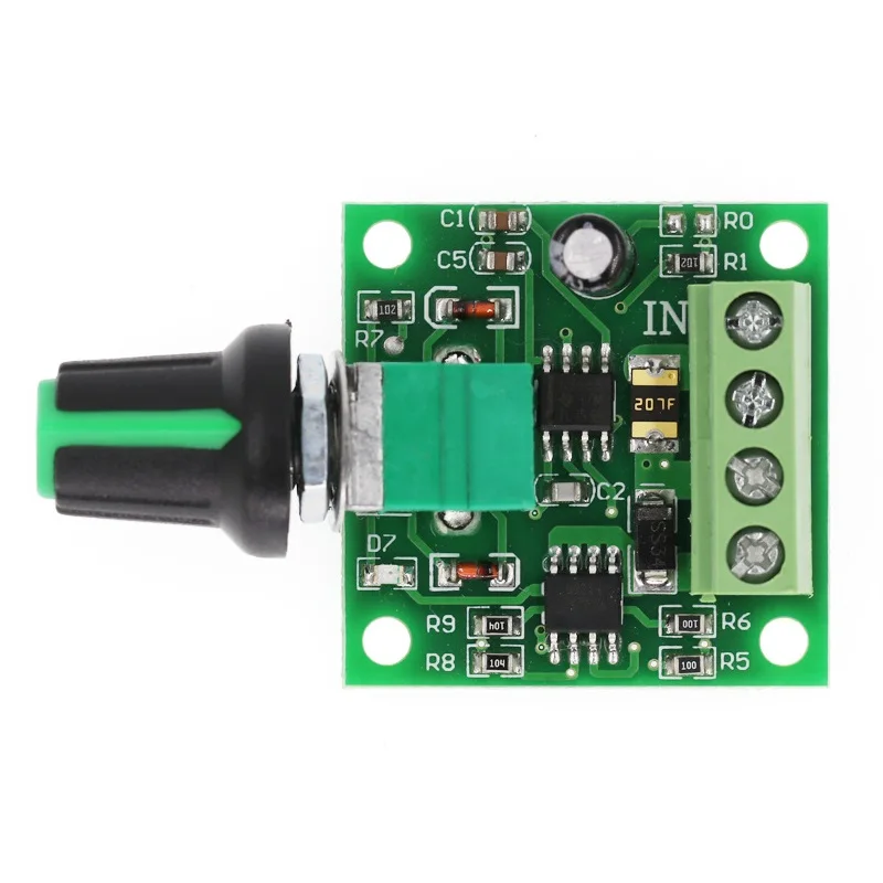 PWM Motor Speed Controller DC 1.8V 3V 5V 6V 12V 2A 1803BK Low Voltage Regulator Switch Adjustable Drive Module