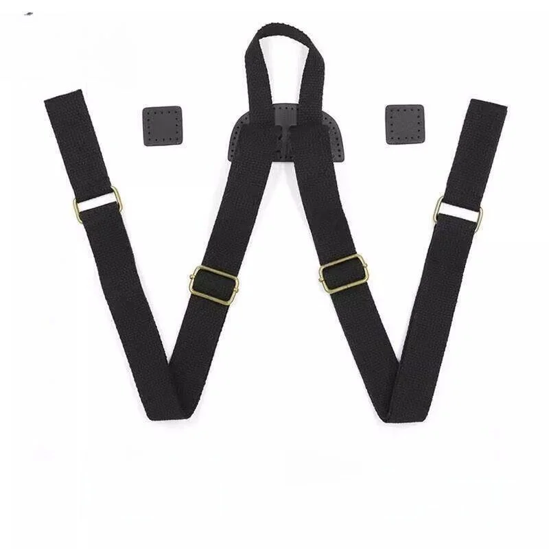 Adjustable Nylon Bookbag Straps Replacement Canvas Double Shoulder Fixed Belt Accessories DIY Universal Bag Parts And Accesso...