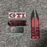 3Pcs 3D Metal Car Trunk Logo Sticker Grill Emblems Badge Decals For VW Golf 2 3 4 5 6 8 MK2 MK3 MK4 MK5 MK6 MK8 GTI Auto Parts
