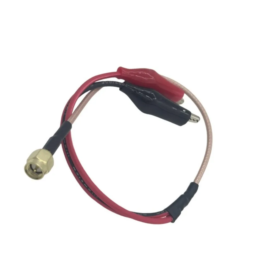 SMAs Male To Alligators Clip Adapter Cable RF Signal Power Test Leads Connector Wire For Antenna Radio Testing Equipment 0.15 1m