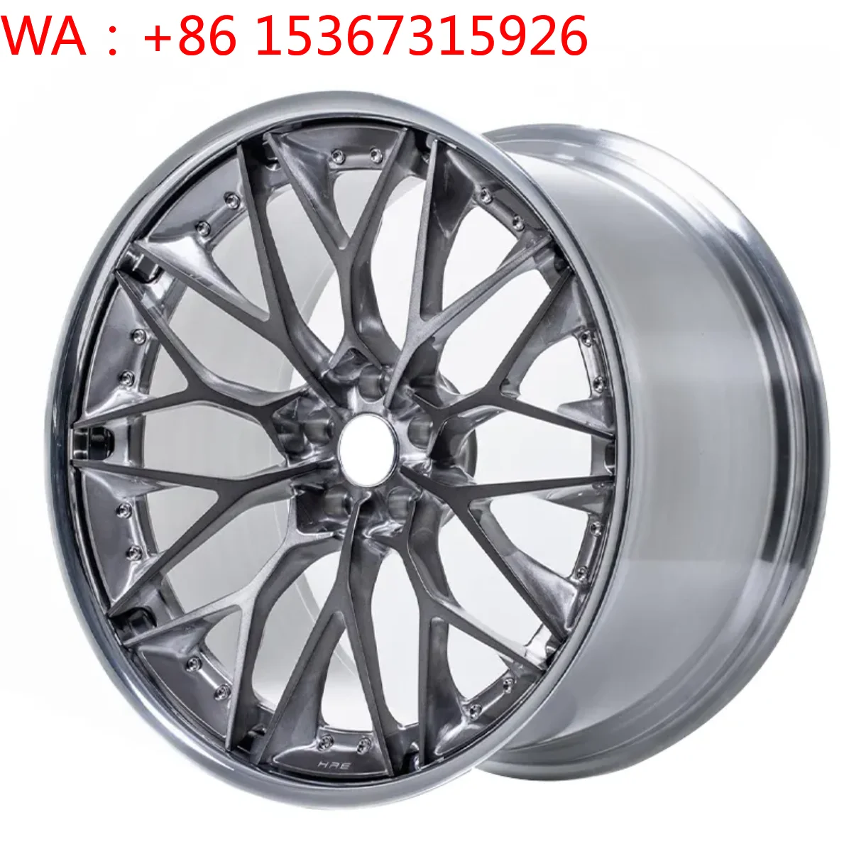 18-19 Inch Two-piece Multi-spoke Forged Aluminum Alloy Custom Racing Wheel Rims Passenger Car Wheels