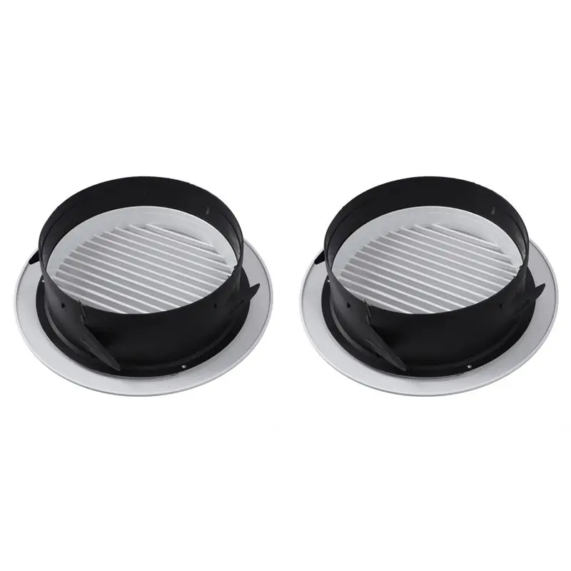 

Регулируемая круглая вентиляционная решетка A84G-4X из ABS-пластика для вытяжки и циркуляции воздуха, идеально подходит для потолка, эффективное регулирование объема воздуха.