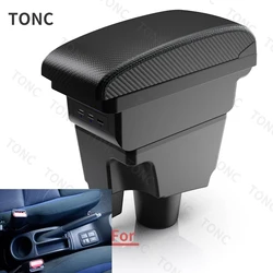 For Toyota Aqua Armrest For Toyota Aqua Prius C car armrest box Internal modification USB charging Car accessories Storage box