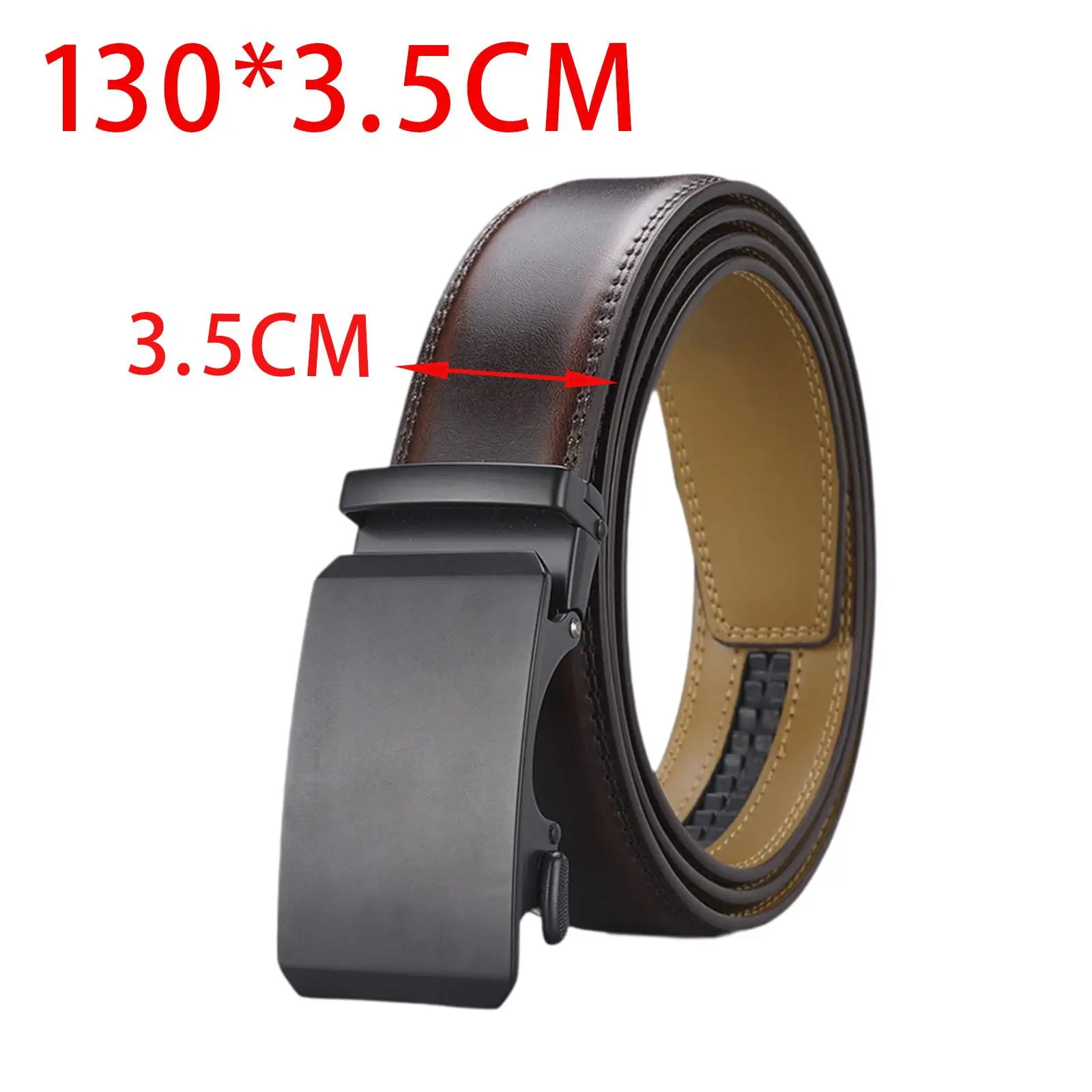 Men's Leather Belt Decorative Zinc Alloy Casual Adjustable Business Belt for Suit Clothing Accessories Webbing Jeans Dating