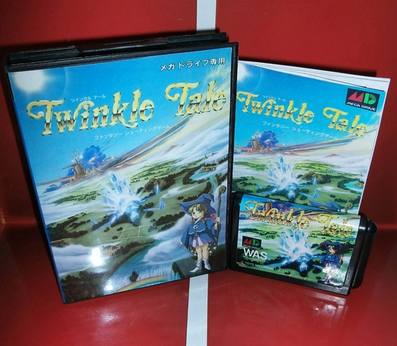 

Twinkle Tale with Box and Manual for 16 Bit Sega MD Game Cartridge Megadrive Genesis System