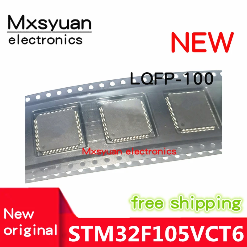 オリジナルのstm32f105vct6 stm32f105 LQFP-100,新品,バッチあたり2〜10個