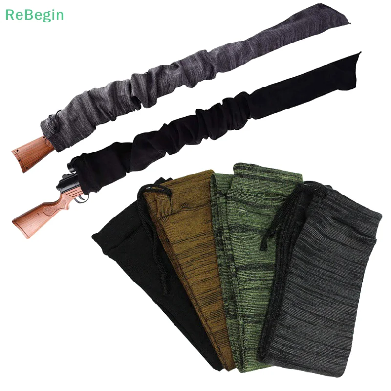 140cm Moistureproof Gun Socks Flexible Design Knit Hunting Shooting Socks For Rifles Scopes Pistol Grips Tactical Accessories