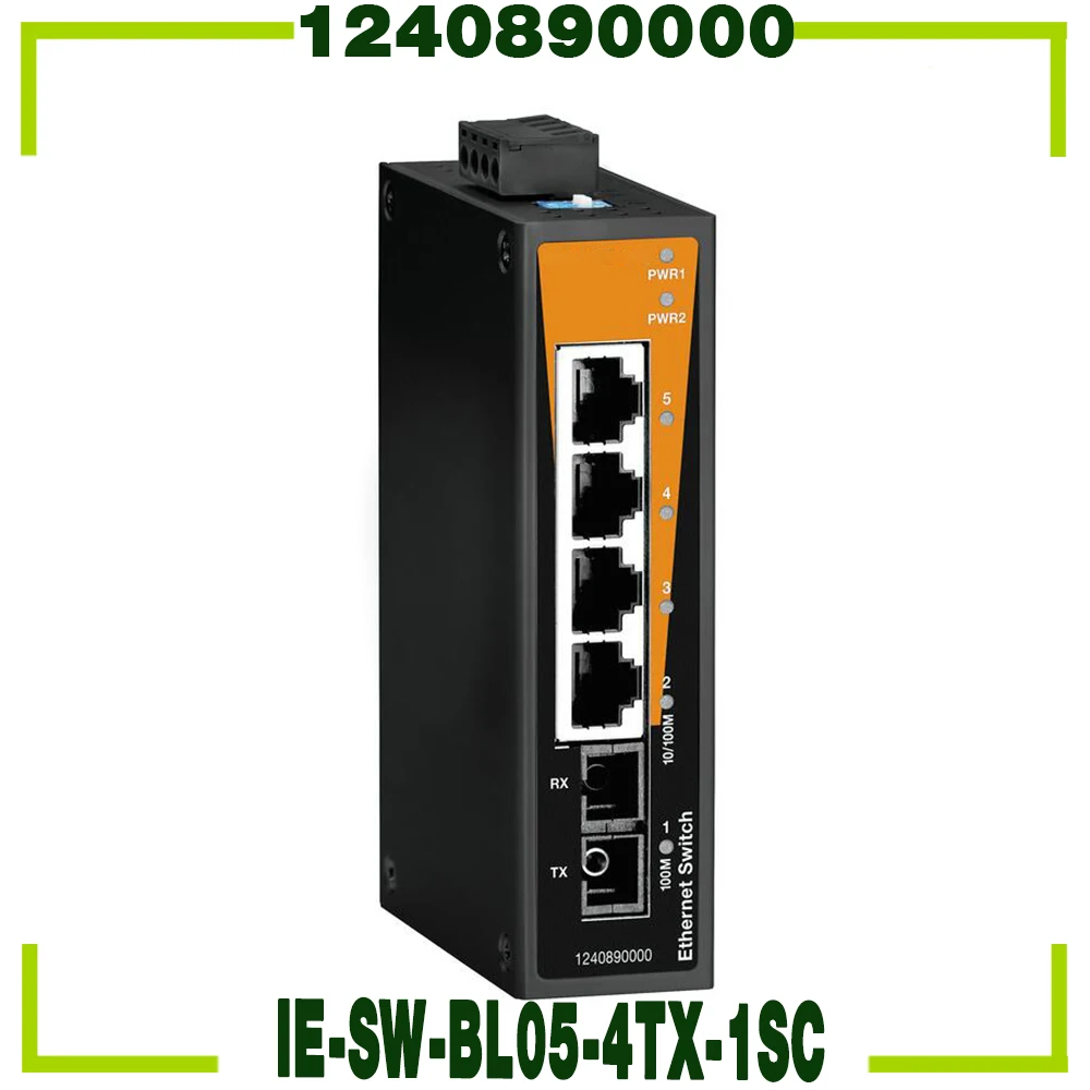 

For Weidmuller Network Switch IE-SW-BL05-4TX-1SC 1240890000