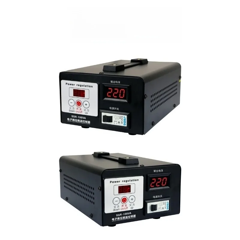 Remote Control 220V Heating Tube Voltage Regulator, Digital Power Controller for Baking Furnace Heating Element