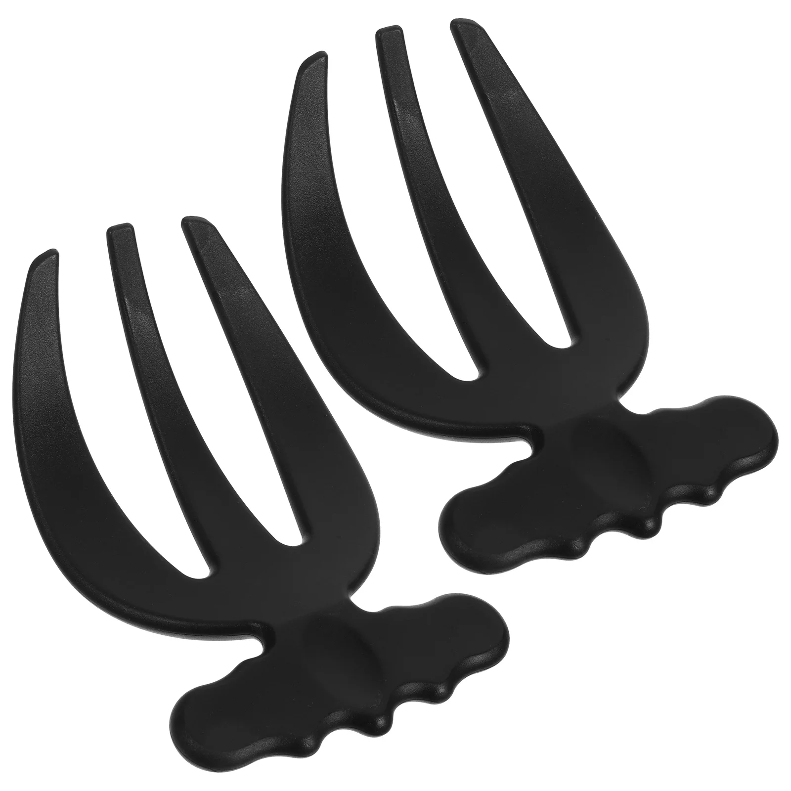 Artigli per insalata in plastica da 2 pezzi Design semplice per un facile presa e un uso duraturo, ideali per insalate e altre mani di insalata