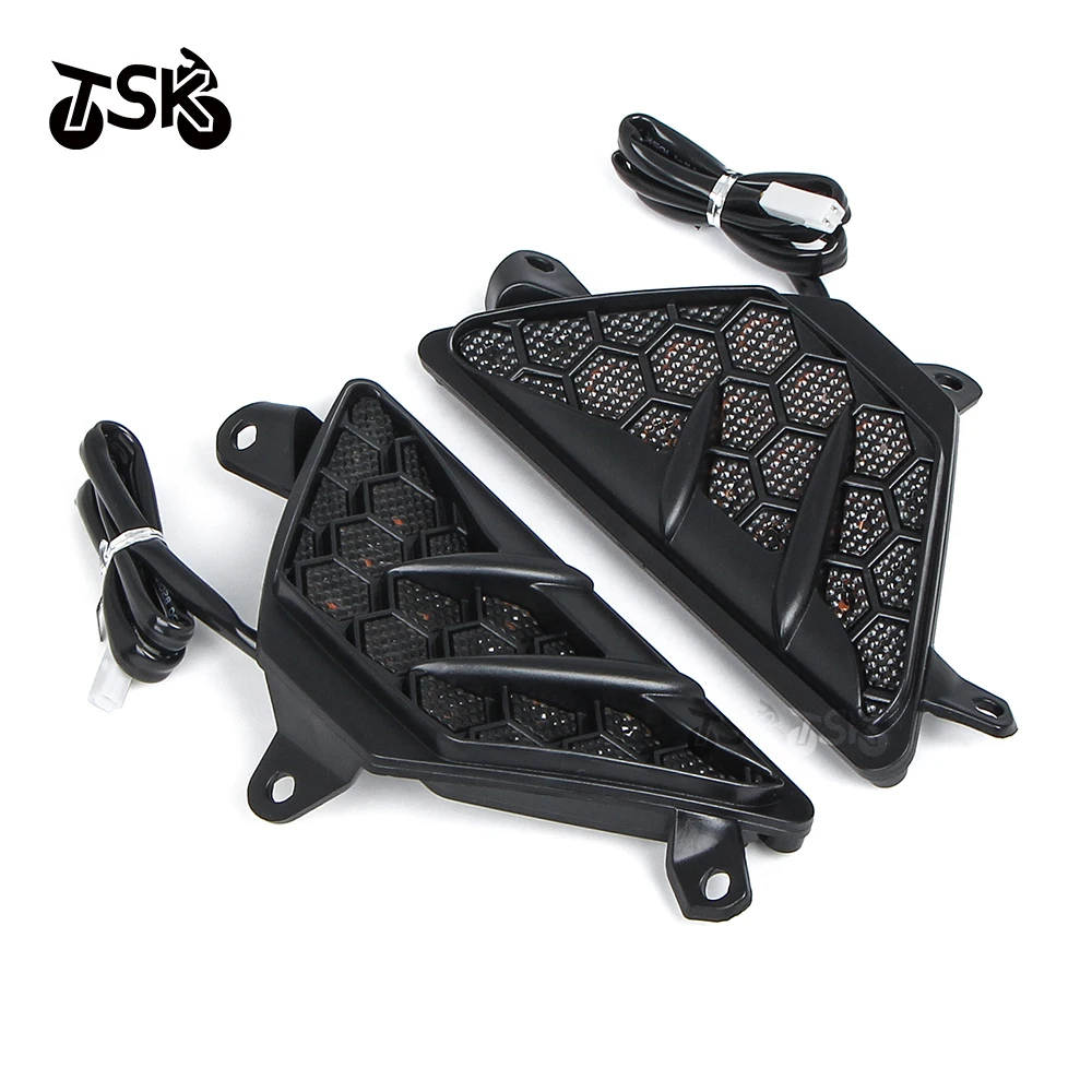 

For KAWASAKI NINJA 300 400 ZX-25R NINJA650 NINJA1000SX ZX6R Z1000SX Motorcycle Front LED Turn Signal Indicator Flasher Light