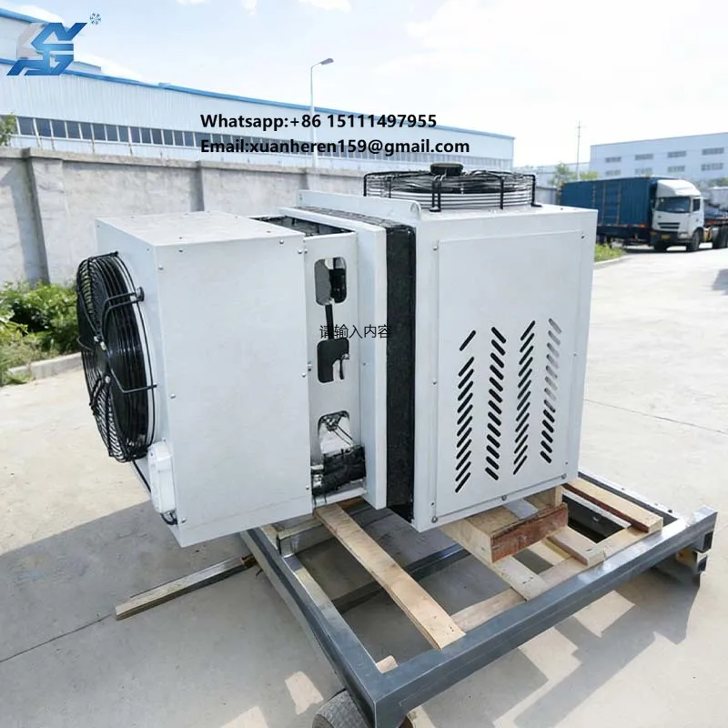 Unidade de Refrigeração de Parede para Câmara Fria 110V Monobloco, Economia de Custos, Sem Instalação, Unidade Condensadora 24000 BTU