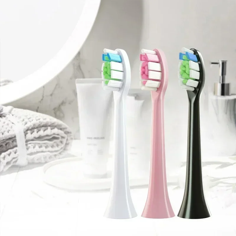 범용 음파 전동 칫솔 교체 헤드, 필립스 HX3, HX6, HX8, HX9 시리즈용, 10 개