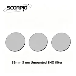 Scorpio Astro 36mm SHO SII3nm Ha3nm OIII3nm narrowband filters for  astronomical mono CCD /CMOS/ modified DSLR imaging