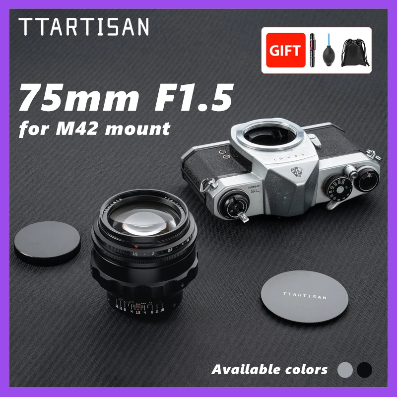 TTArtisan 75mm F1.5 M42マウント フルフレーム レンズ