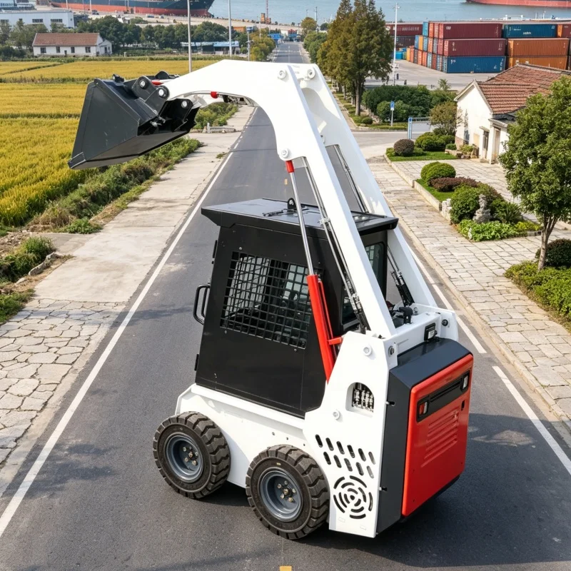 Customized Upgraded Skid Steer Loader, Full-function Skid Loader, Premium Skid Equipment for Agriculture & Construction Sites