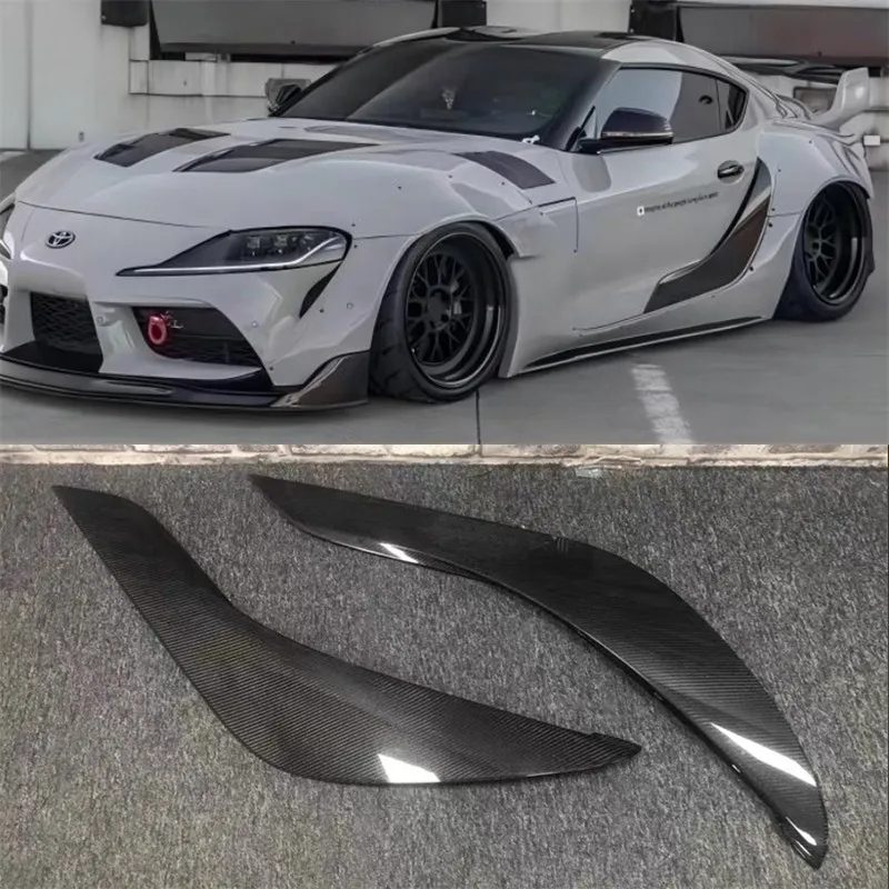 

For Toyota Supra A90 A91 ReaI Dry Carbon Fiber Body Side Molding Spoiler Kit