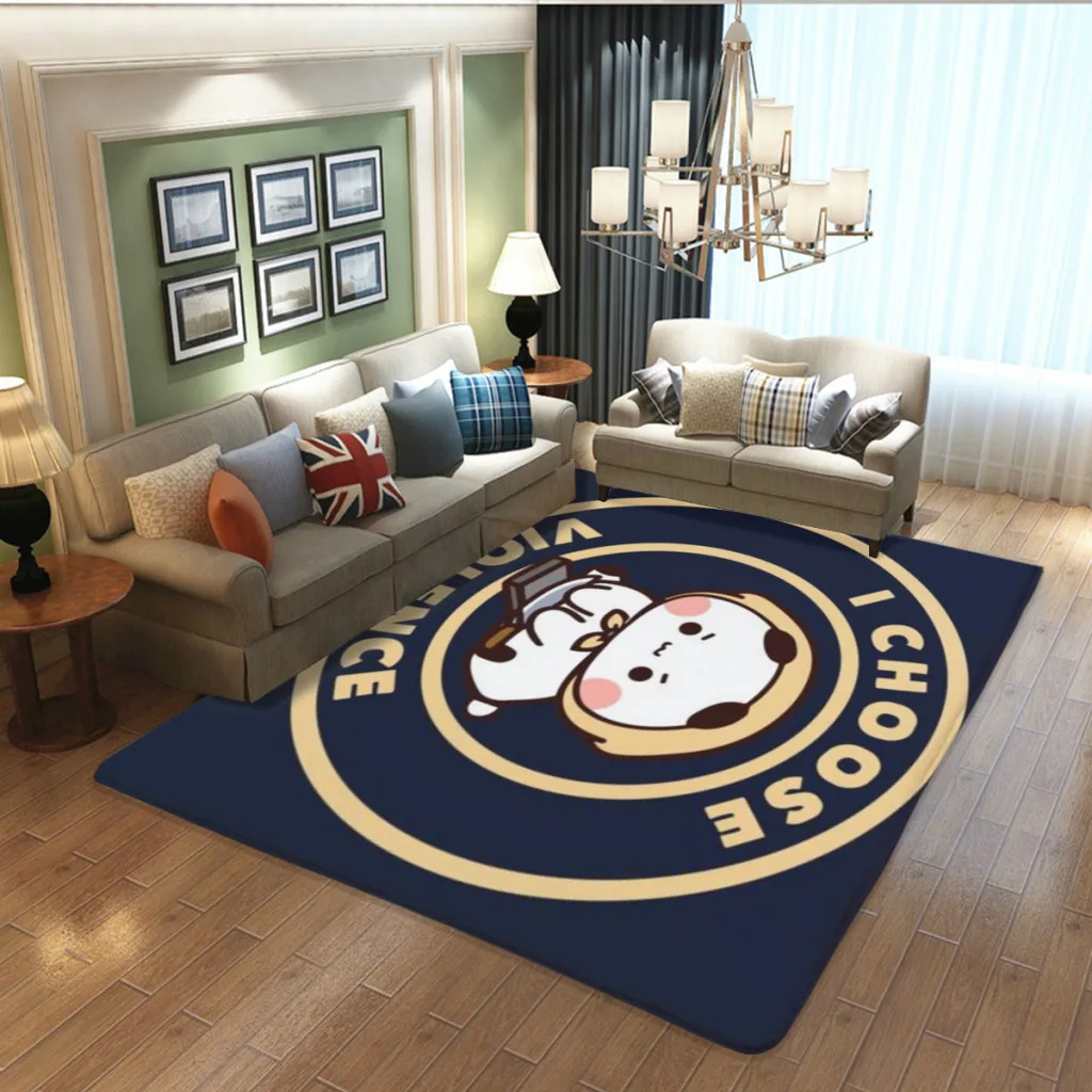 

Panda Bear Hug Bubu Dudu High Quality Rugs for Bedroom Home Decor Mat Lounge Rug Studio Large Area Carpets