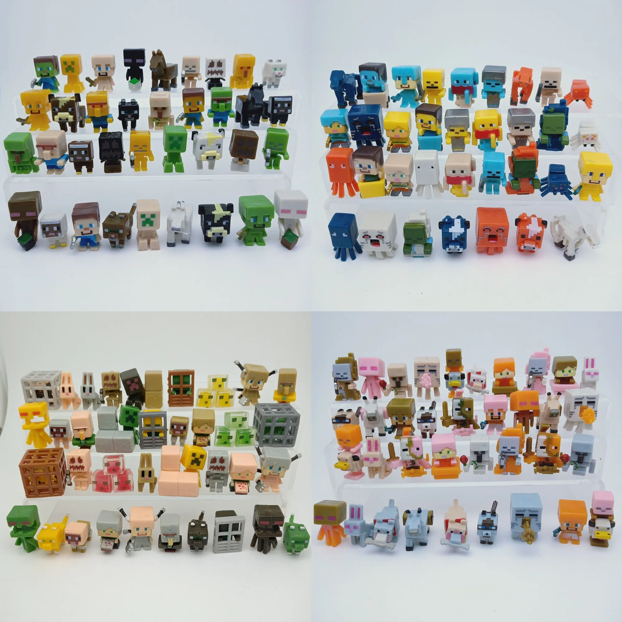 36 قطعة/المجموعة/المجموعة سلسلة 1 إلى 4 لعبة كلاسيكية عالمية صغيرة نماذج شخصيات محيطية حلي PVC ألعاب أطفال