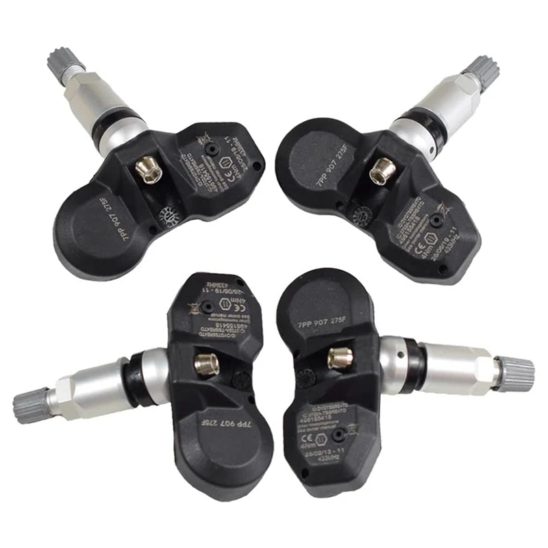 4PCS Tire Pressure Sensor Tire Pressure Sensor Auto Parts Performance Testing Pressure Sensor For Bin Li 4F0907275B/D