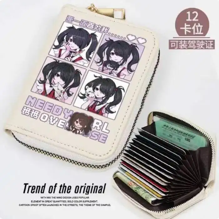 

NEEDY GIRL OVERDOSE модный кошелек из искусственной кожи, кошелек для карт, монета на молнии, держатель для денег, сумка для косплея, подарок B2204 аниме