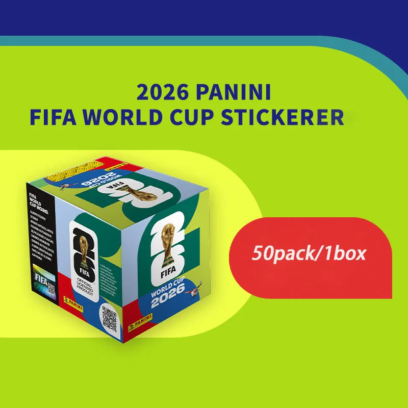 Original Panini 2026 World Cup Sticker Panini Album FIFA Official Football Cards 2026 Collection Blind Box